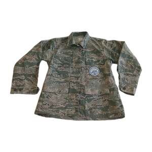 U.S Air Force Women Military Camo Jacket Size 10R ABU JROTC Utility Uniform Coat